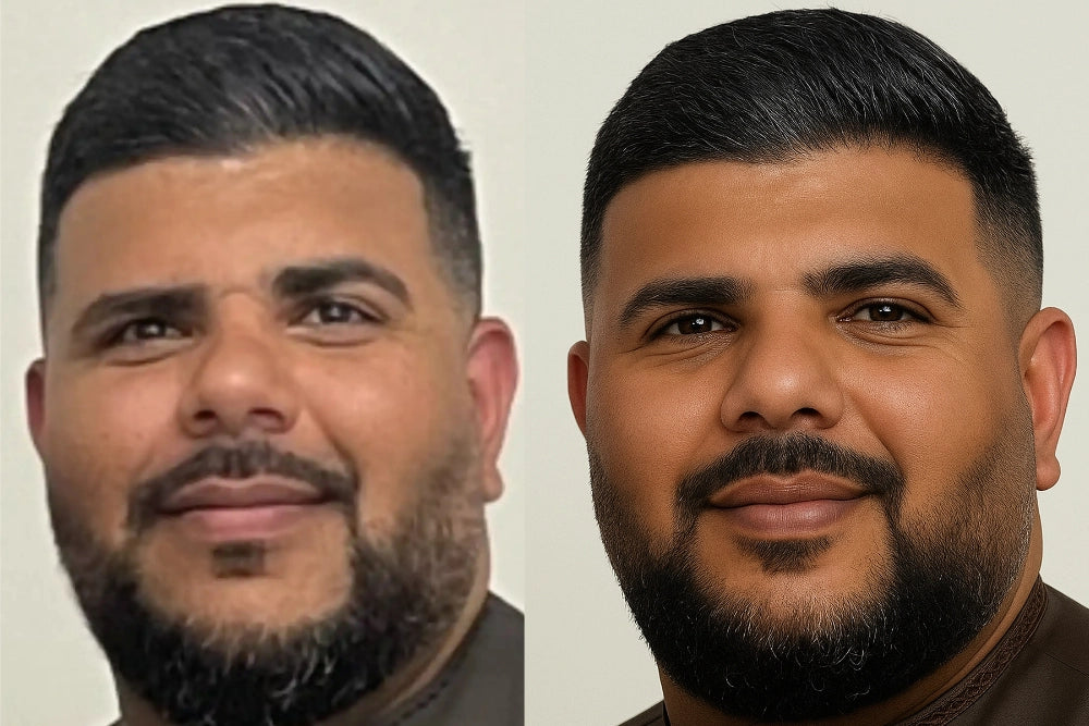 Personalised face masks photo upscaled