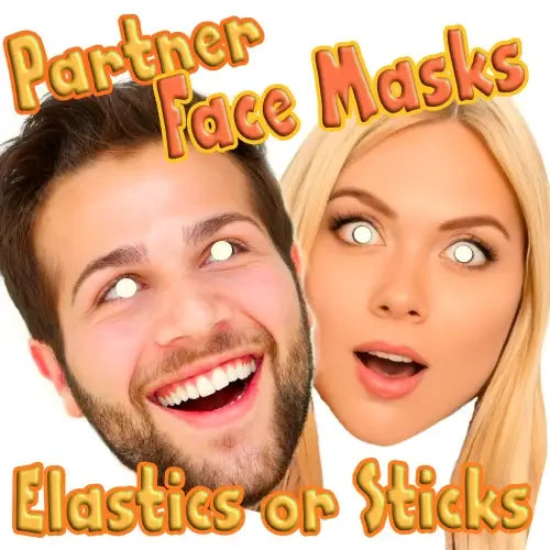 Personalised Party and Hen Do Face Masks - Fully Cut