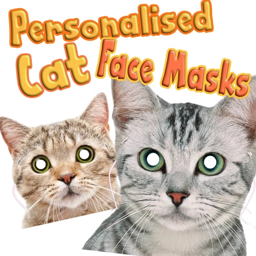 Personalised Cat Face Masks