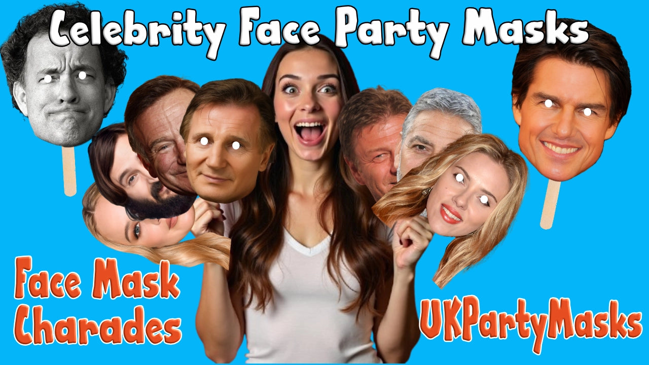 Charades Celebrity Face Mask Game 