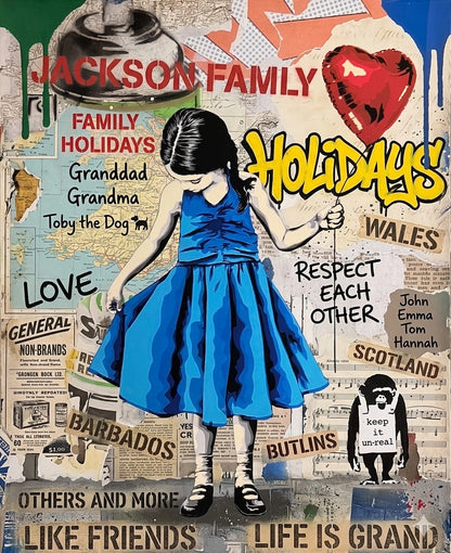 Personalised Name Art Silhouettes 