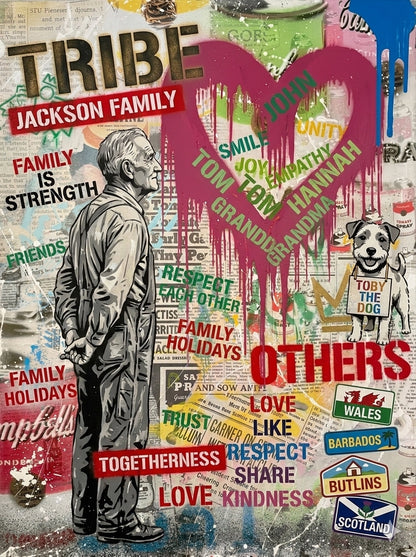 Personalised Name Art Silhouettes 