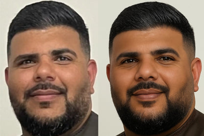 Personalised face masks photo upscaled