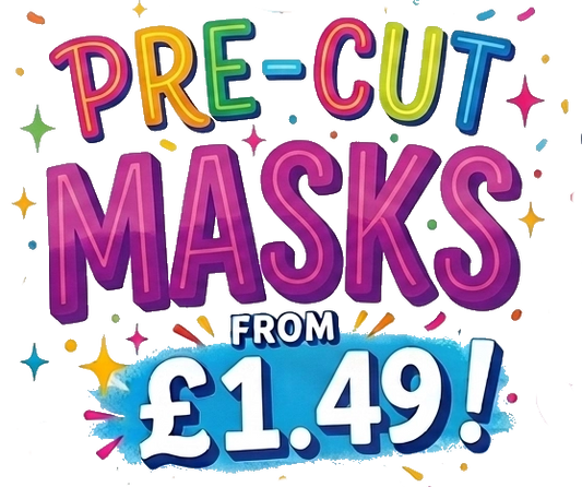 Personalised Face Masks with Elastics Supplied