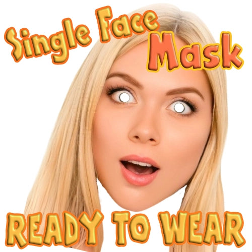Single Ready To Wear Face Mask - One of - Masks