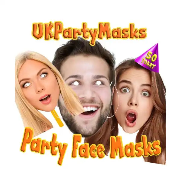 Personalised Party Face Masks