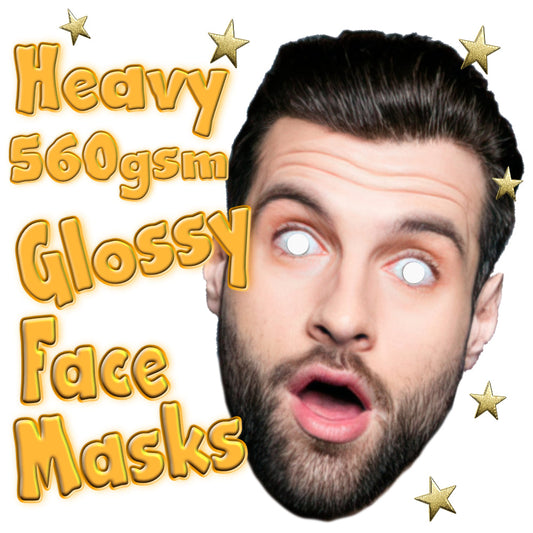 Photo party face masks prints